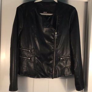 M60 Miss Sixty size large black moto style